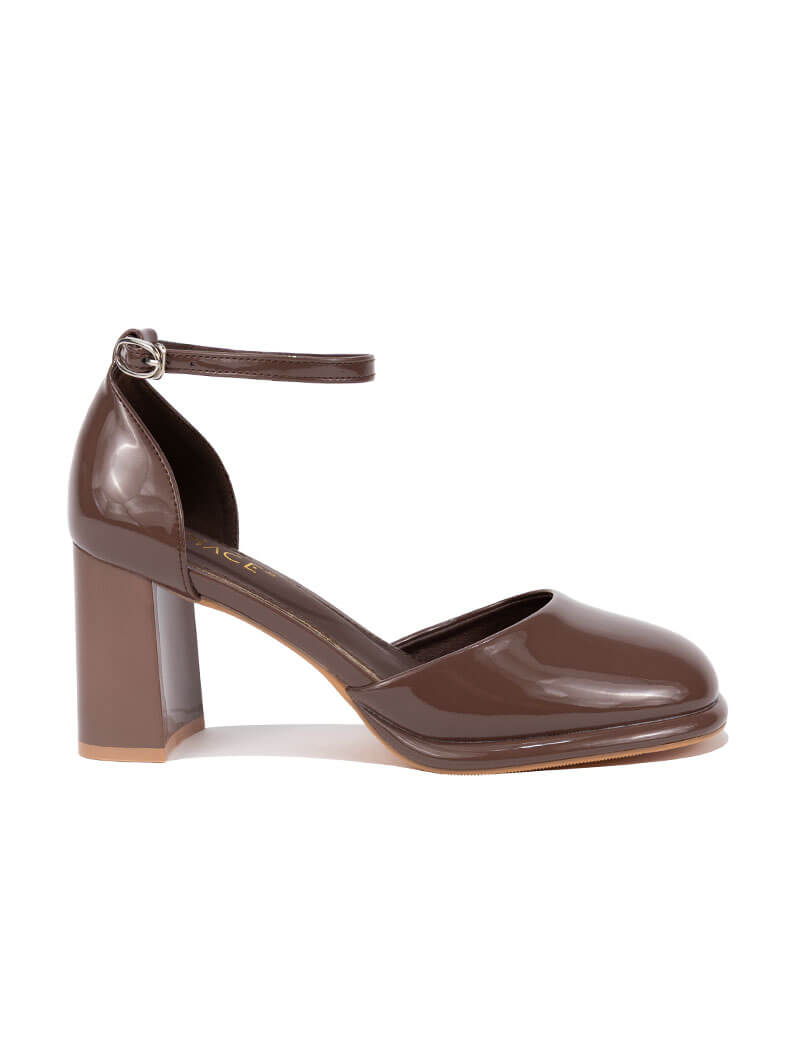 Escarpins à talon carré